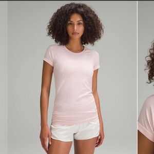 Lululemon Swiftly Tech Short-Sleeve Shirt 2.0 - Flush Pink